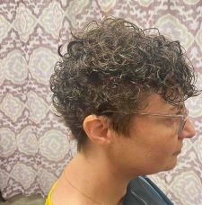 Short, Curly Hairstyle